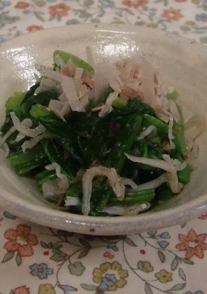 小松菜のじゃこあえ♪お弁当にも-レシピのメイン写真