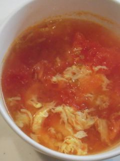 簡単トマトとたまごのスープ-レシピのメイン写真