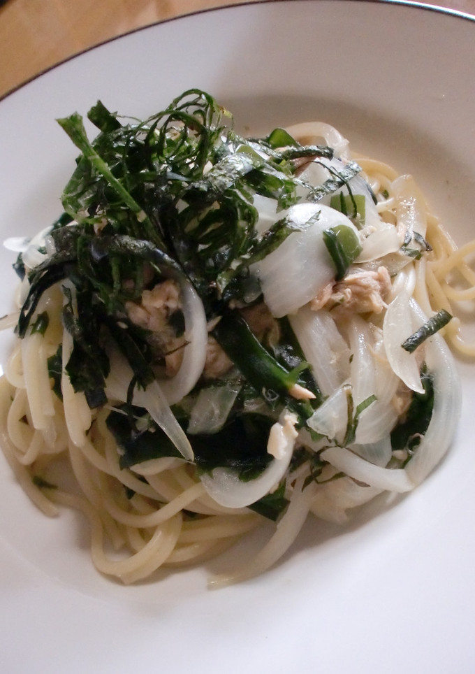 玉ねぎとツナの和風パスタ-レシピのメイン写真