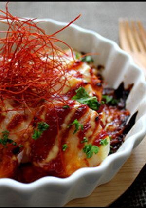 長いものグラタン~キムチ風味~-レシピのメイン写真