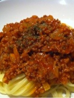 簡単美味しい!ミートソースパスタ-レシピのメイン写真