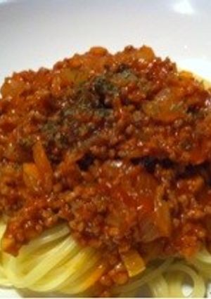 簡単美味しい！ミートソースパスタ-レシピのメイン写真