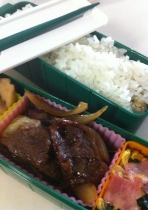 牛肉と玉ねぎの甘辛煮☆お弁当に！-レシピのメイン写真