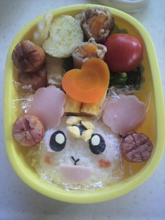 プリキュアのシフォンちゃんキャラ弁当-レシピのメイン写真