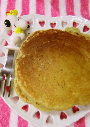 りんご♪な♪ホットケーキ（アレルギー対応-レシピのメイン写真