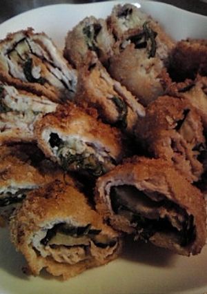 ナスと大葉のはさみ揚げ味噌かつ-レシピのメイン写真