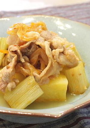 ジャガイモと豚肉のキムチ煮-レシピのメイン写真