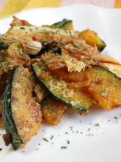 かぼちゃとキムチのチーズ炒め-レシピのメイン写真