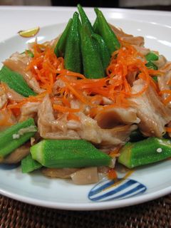 オクラと麩の和え物-レシピのメイン写真