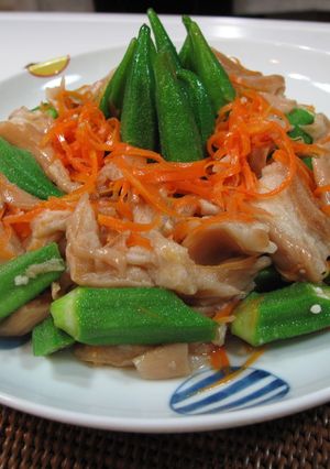 オクラと麩の和え物-レシピのメイン写真