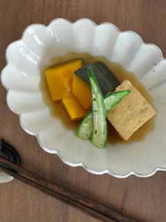 かぼちゃと厚揚げたいたん-レシピのメイン写真