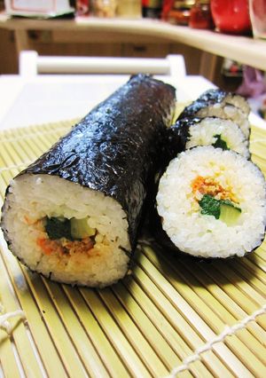 余ったビビンバの具で韓国海苔巻き✰キンパ-レシピのメイン写真