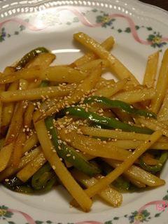 じゃがいもとピーマンの甘辛生姜焼き-レシピのメイン写真