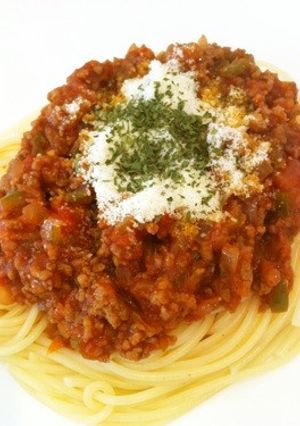 トマト缶でミートソースパスタ☆-レシピのメイン写真
