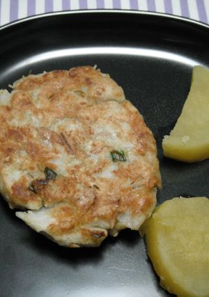 満腹感♪里芋とツナのカレーバーグ-レシピのメイン写真
