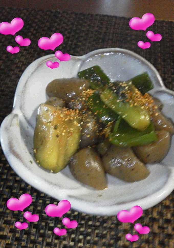 簡単ヘルシー♪蒟蒻と野菜炒め-レシピのメイン写真