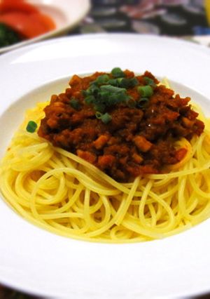イカミンチのトマトパスタ・ミートソース風-レシピのメイン写真