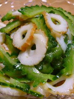 ゴーヤと竹輪の中華風サラダ-レシピのメイン写真
