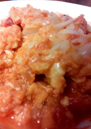 まっ赤！なスクランブルエッグ-レシピのメイン写真