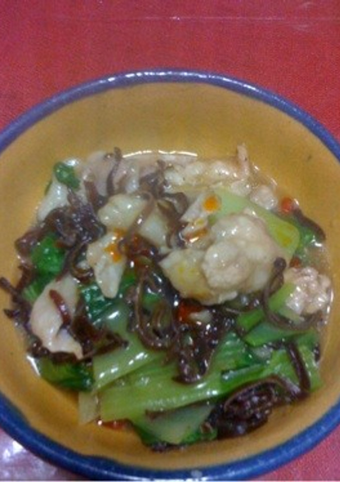 青梗菜と豚肉のさっと煮-レシピのメイン写真