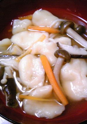 茸のひっつみ＊つるっと滑らか！-レシピのメイン写真