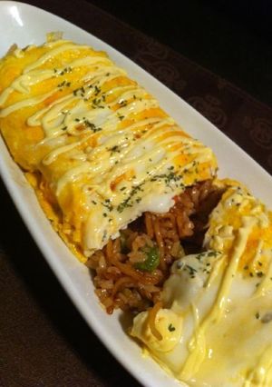 うまか！オムそばめし(´ー｀)-レシピのメイン写真