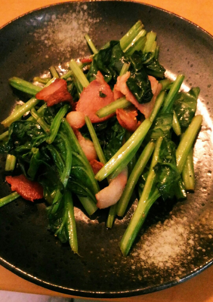 ほうれん草とベーコン炒め-レシピのメイン写真