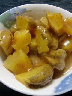 菊花かぼちゃの甘酢あん-レシピのメイン写真