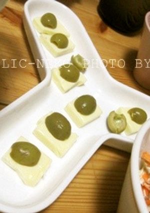 オリーブわさチーズ-レシピのメイン写真