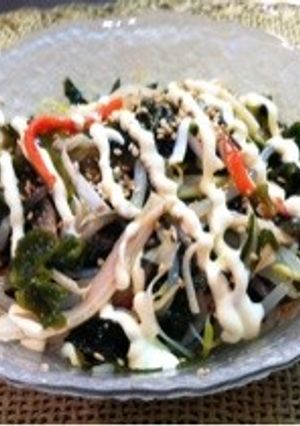もやし＆ワカメ＆カニかまのサラダ☆-レシピのメイン写真