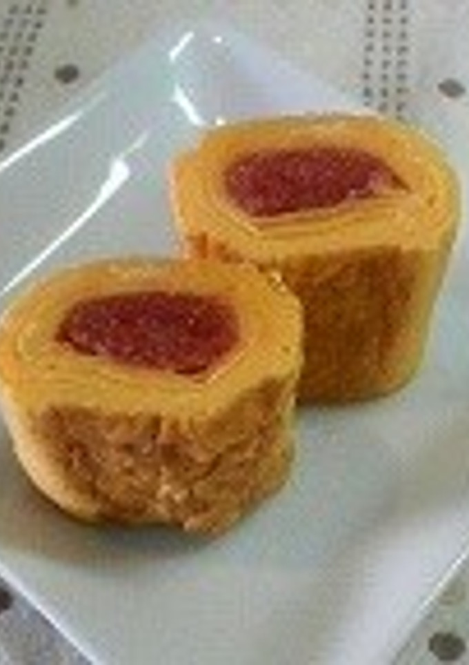 たらこを巻いた玉子焼き-レシピのメイン写真
