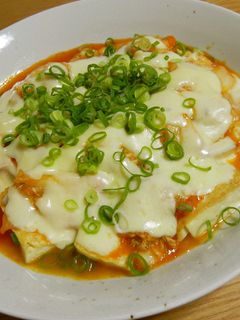 甘めのキムチーズ♪豆腐ステーキ✿-レシピのメイン写真