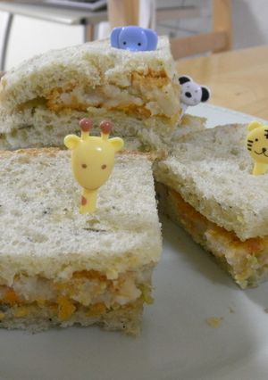 簡単　ボリューム☆コロッケサンド-レシピのメイン写真