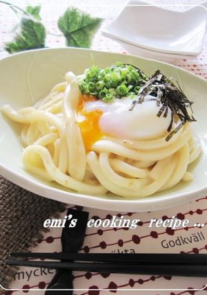 コクまろ✾温玉海苔チーズうどん-レシピのメイン写真