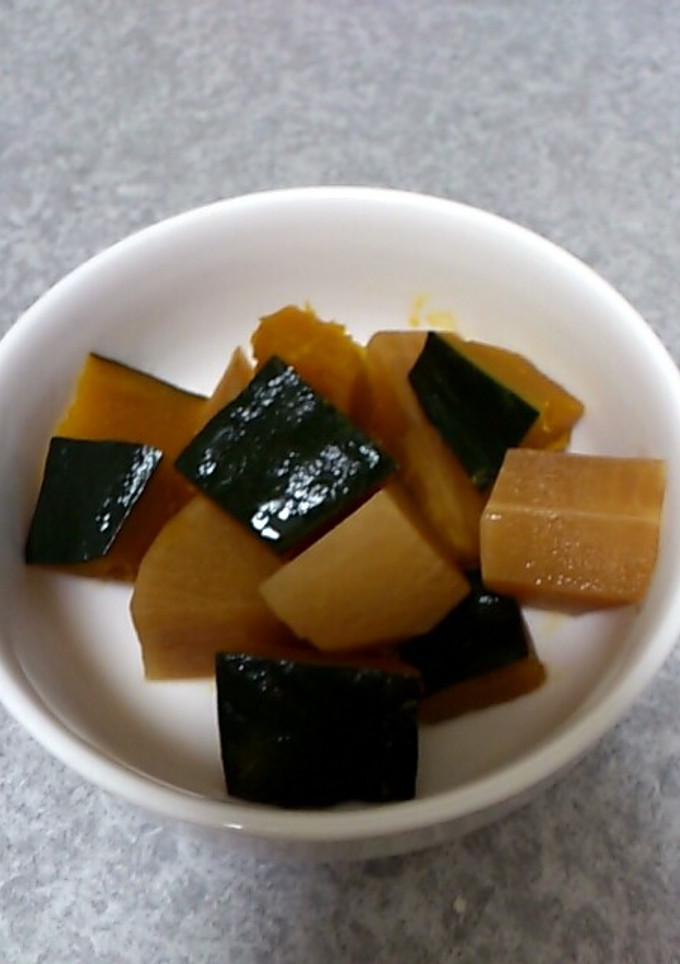 かぼちゃと大根のなんちゃって煮-レシピのメイン写真