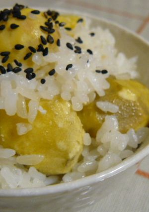 秋の味覚♫簡単くりごはん♡-レシピのメイン写真