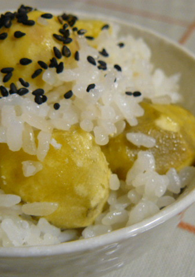 秋の味覚♫簡単くりごはん♡-レシピのメイン写真