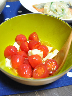 すだちドレのミニトマトとチーズのマリネ-レシピのメイン写真
