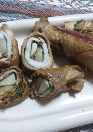 新食感♪生姜とエリンギの肉巻き☆-レシピのメイン写真