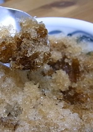 きれいなコーヒーエキスでカキ氷-レシピのメイン写真