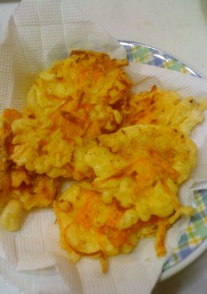 シーフード&にんじん　かき揚げ-レシピのメイン写真