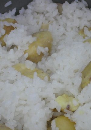 簡単♪　とってもシンプルな栗ご飯-レシピのメイン写真