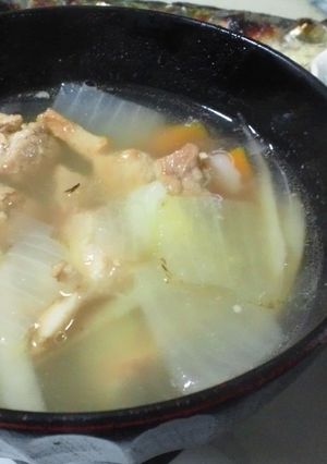 魚の御伴に圧力鍋で和風シチュー：昆布だし-レシピのメイン写真