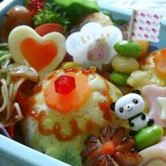 遠足　カップケーキ風おにぎり弁当-レシピのメイン写真