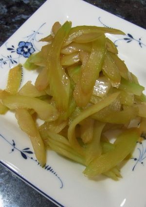 シャキ♪　すぐできるセロリーの炒め物-レシピのメイン写真