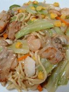 野菜たっぷり!焼きちゃんぽん-レシピのメイン写真