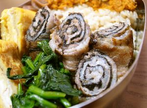 お弁当に◎豚肉と海苔のグルグル巻-レシピのメイン写真