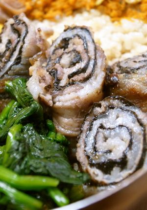 お弁当に◎豚肉と海苔のグルグル巻-レシピのメイン写真