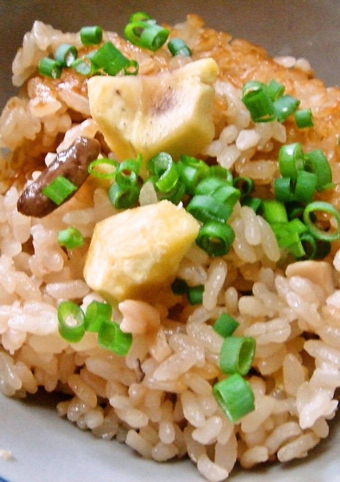 エリンギと栗の炊き込みご飯-レシピのメイン写真