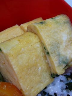 やさしいお味♪だし巻風ねぎたまご焼き-レシピのメイン写真